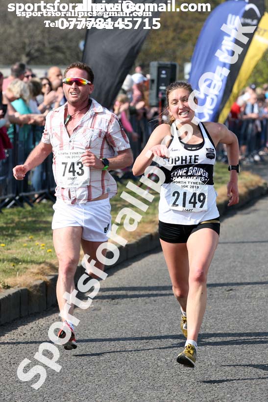 North Tyneside 10k Road Race, Whitley Bay. Photo:  David T. Hewitson/Sports for All Pics